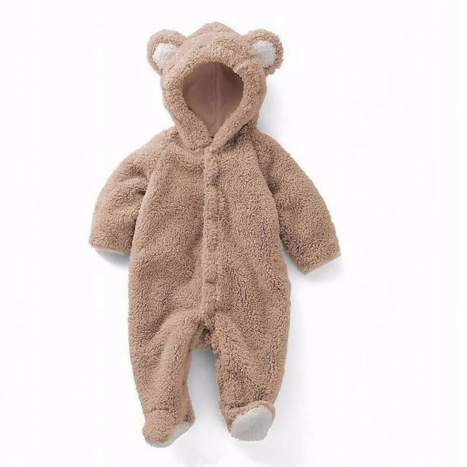 TinyTales Bear Ears Jumpsuits – Naturlig Mjukhet & Tidlös Charm