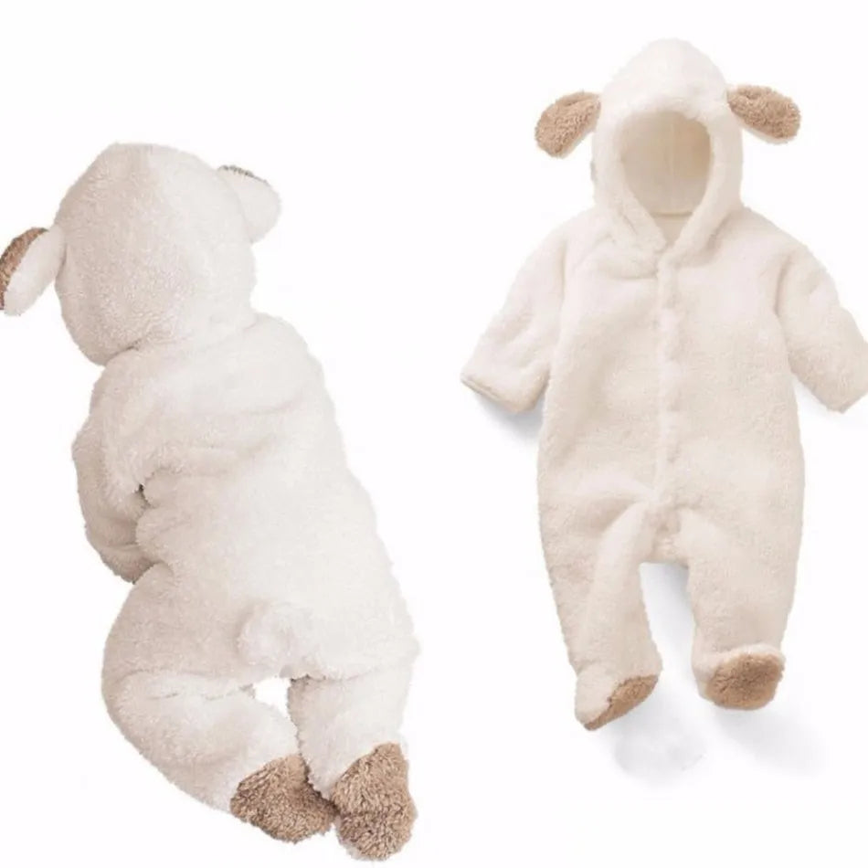 TinyTales Bear Ears Jumpsuits – Naturlig Mjukhet & Tidlös Charm