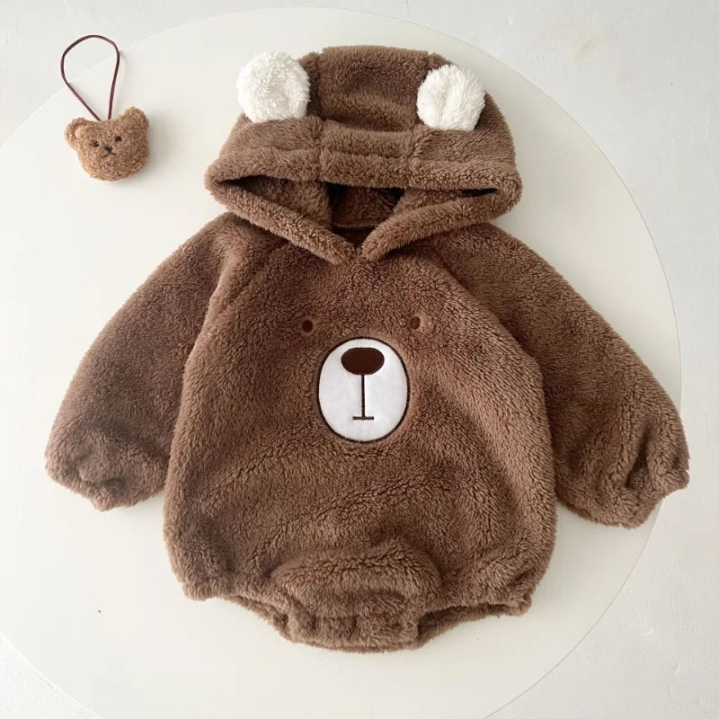 TinyTales Bear Hugs Set – Fluffigt 2-delat Set med Björnluva