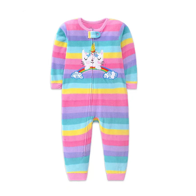 TinyTales Cozy Dreams Onesie – Fleecepyjamas för Barn