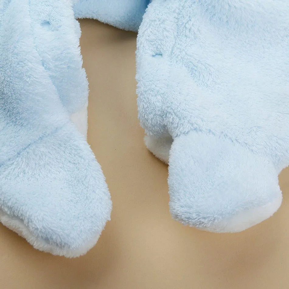 TinyTales Bear Ears Jumpsuits – Naturlig Mjukhet & Tidlös Charm