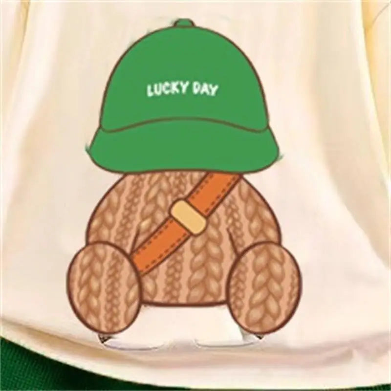 TinyTales Lucky Bear Set – Somrigt 2-delat Set för Barn
