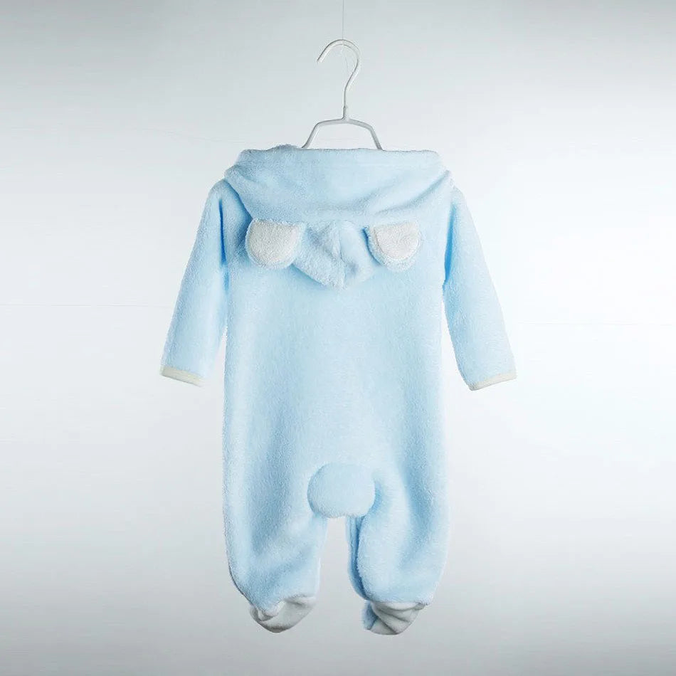 TinyTales Bear Ears Jumpsuits – Naturlig Mjukhet & Tidlös Charm